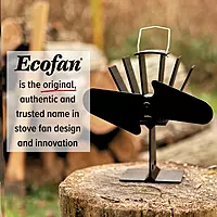 Original Heat Powered Stove Fan - Powerful Classic Design, High Performance, Perfect for Wood Stoves