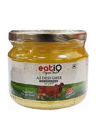 eatiQ Organic Foods - A2 DESI COW GHEE 500ML