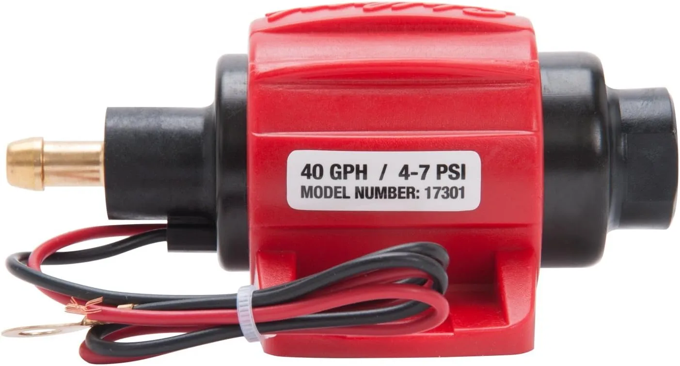 Edelbrock 17301 Fuel Pump, Red