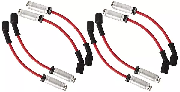 Edelbrock 22716 Ultra-Spark 50 Plug Wire Set w/Metal Sleeves, 8.5mm, Black