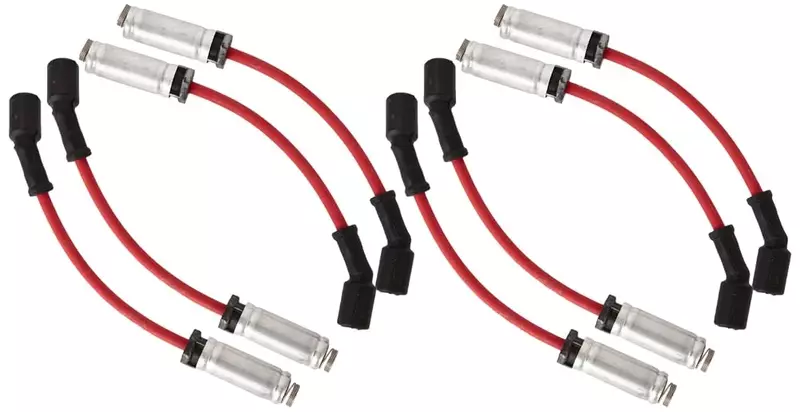 Edelbrock 22716 Ultra-Spark 50 Plug Wire Set w/Metal Sleeves, 8.5mm, Black