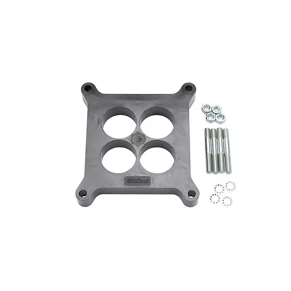 Edelbrock 8711 Phenolic Carburetor Spacer, Black