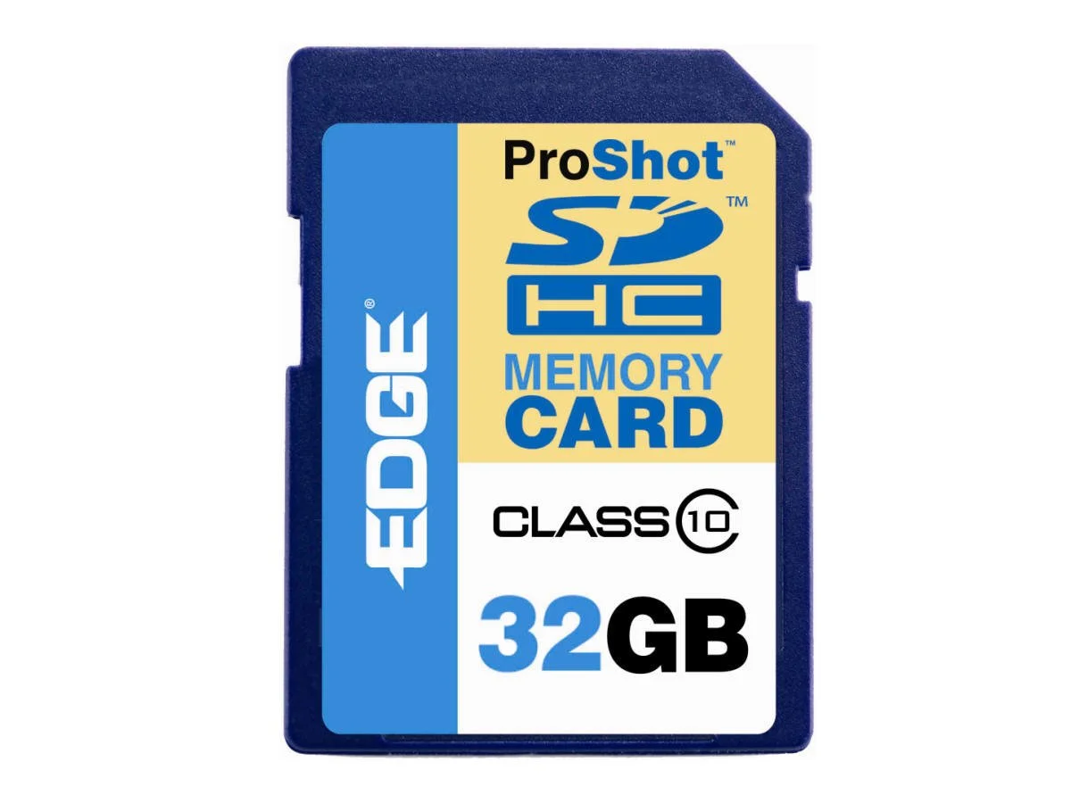 32GB SDHC CLASS 10 EDGE PROSHOT MEMORY