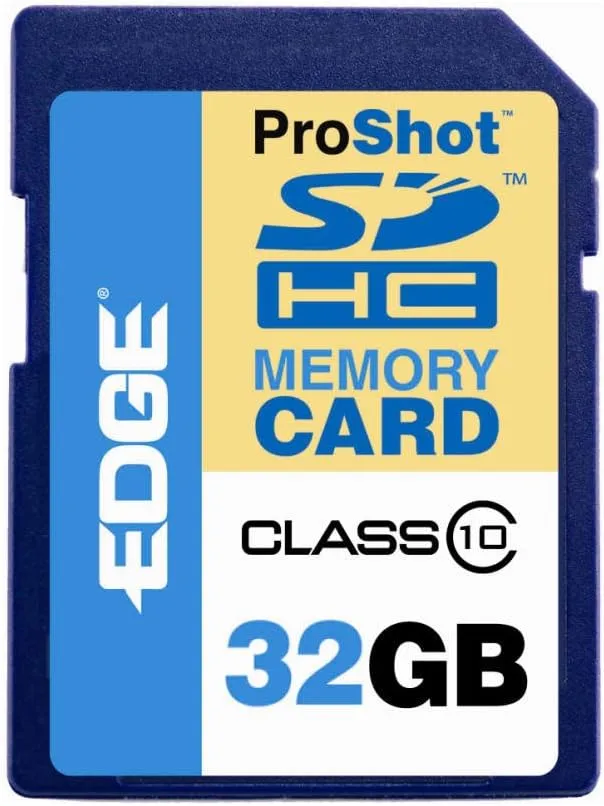32GB SDHC CLASS 10 EDGE PROSHOT MEMORY