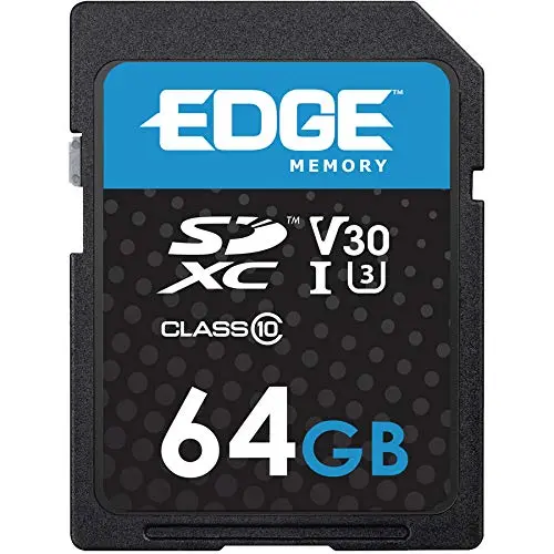 Edge PE256791 64GB SDXC Vsc (V30 U3) Memory Card