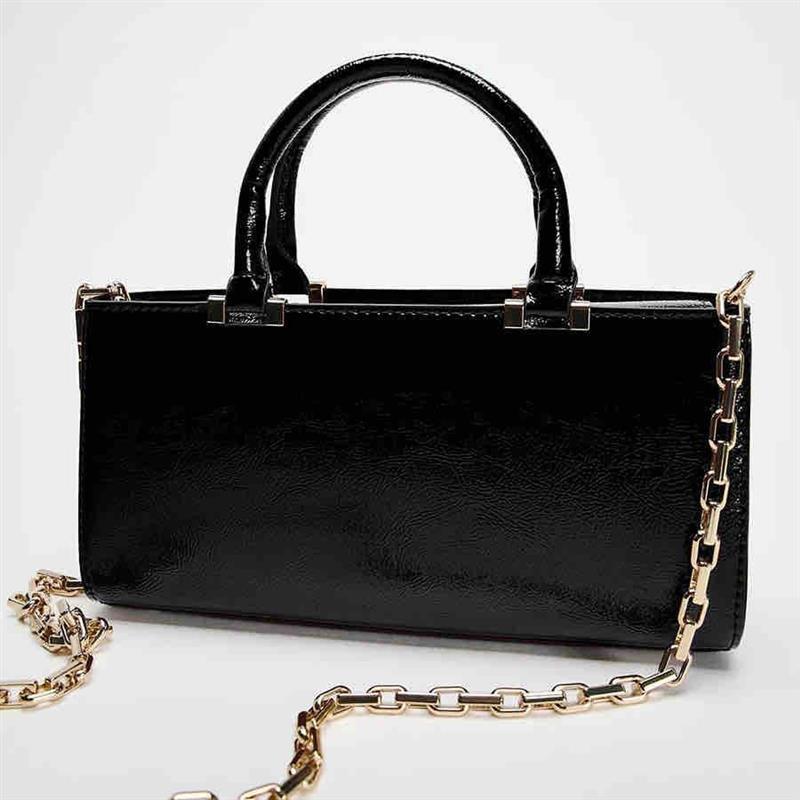 ZARA SQUARE BAG BLACK