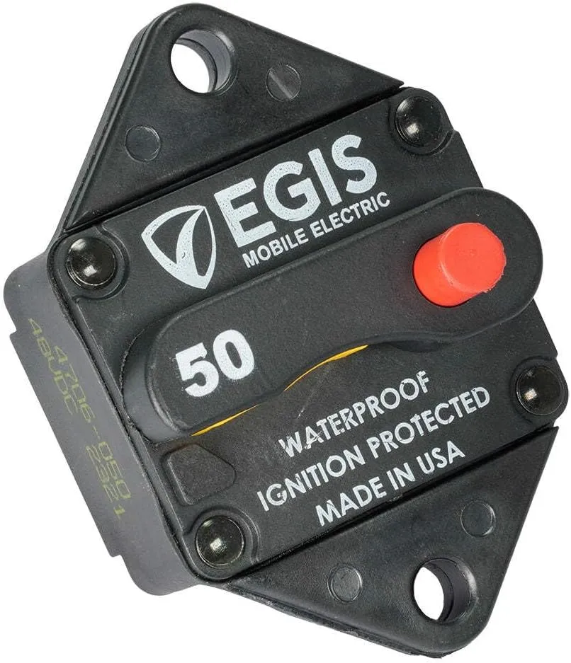 Egis 50A Panel Mount Circuit Breaker - 285 Series