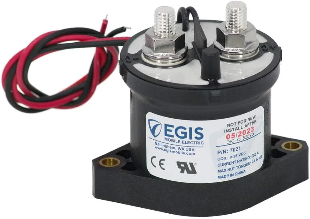 Egis Contactor 250A, 12/24V