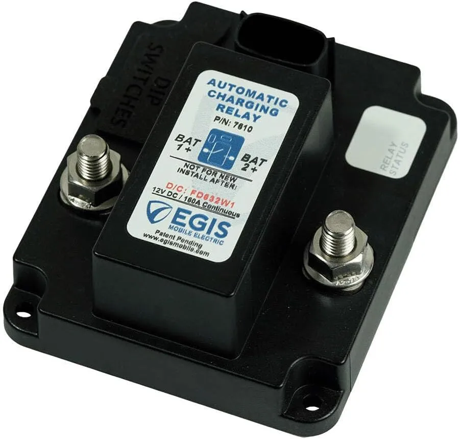 Egis Programmable Automatic Charging Relay (ACR) 160A, 12V