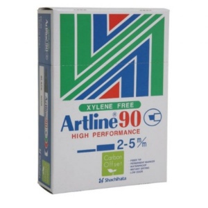 MARKER ARTLINE EK-90 RED - CHISEL