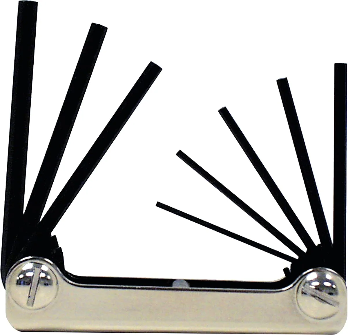 EKLIND 21159 Classic Steel Handle Fold-up Hex Key allen wrench - 5pc set Metric MM sizes 4-10