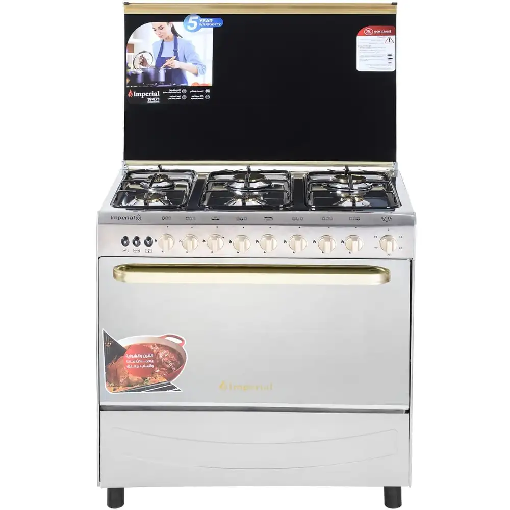 بوتجاز امبريال سوليدو 60×85 ستانلس نحاس 6 شعلة P6-6085-SS-P-ILMYT