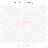 Elaborate Geometric Maze E2E Large 1 | Modern Longarm Digital Quilting Pattern
