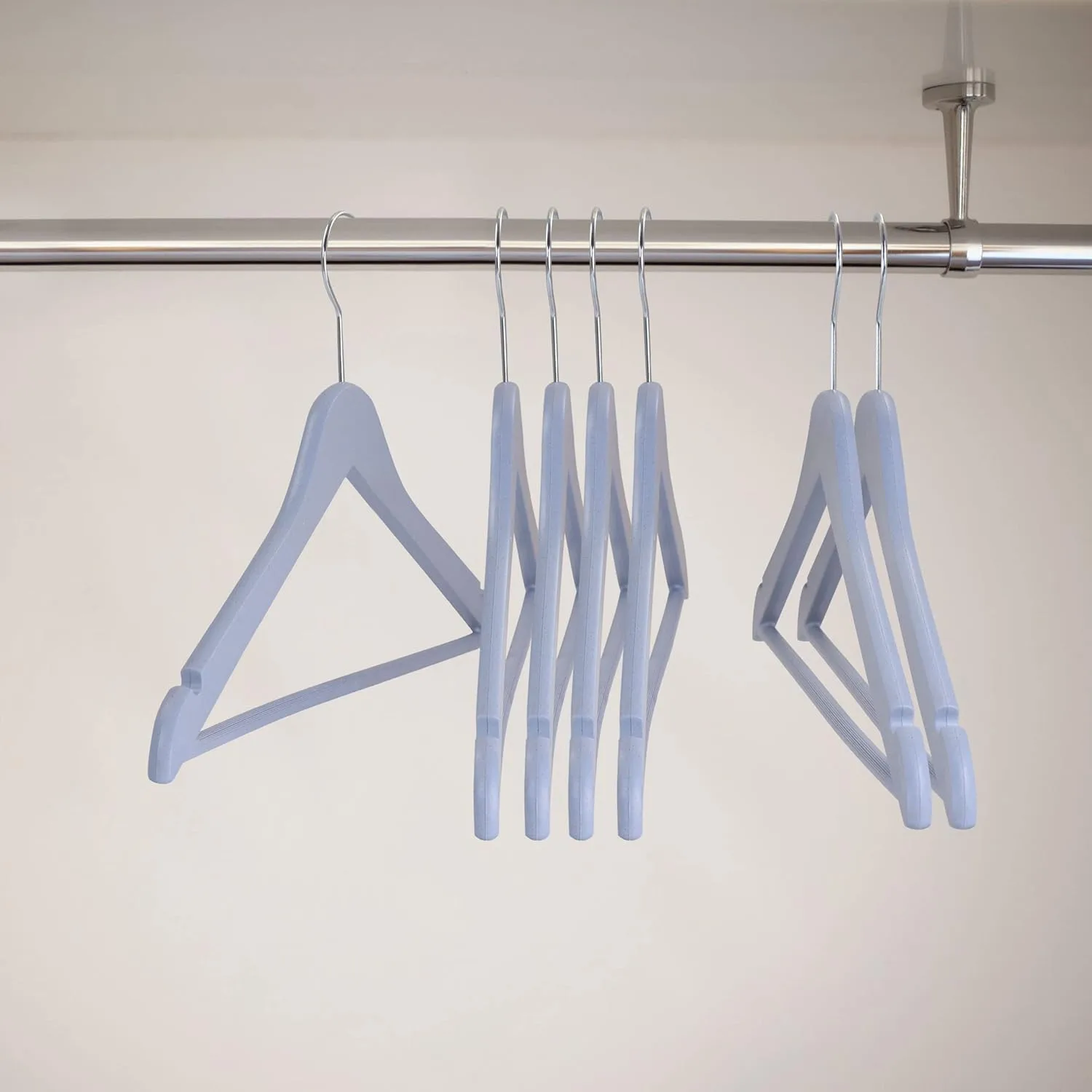 Elama Home 20 Piece Eco Friendly Coat Hangers in Blue (ELH-20) 20 Piece Set