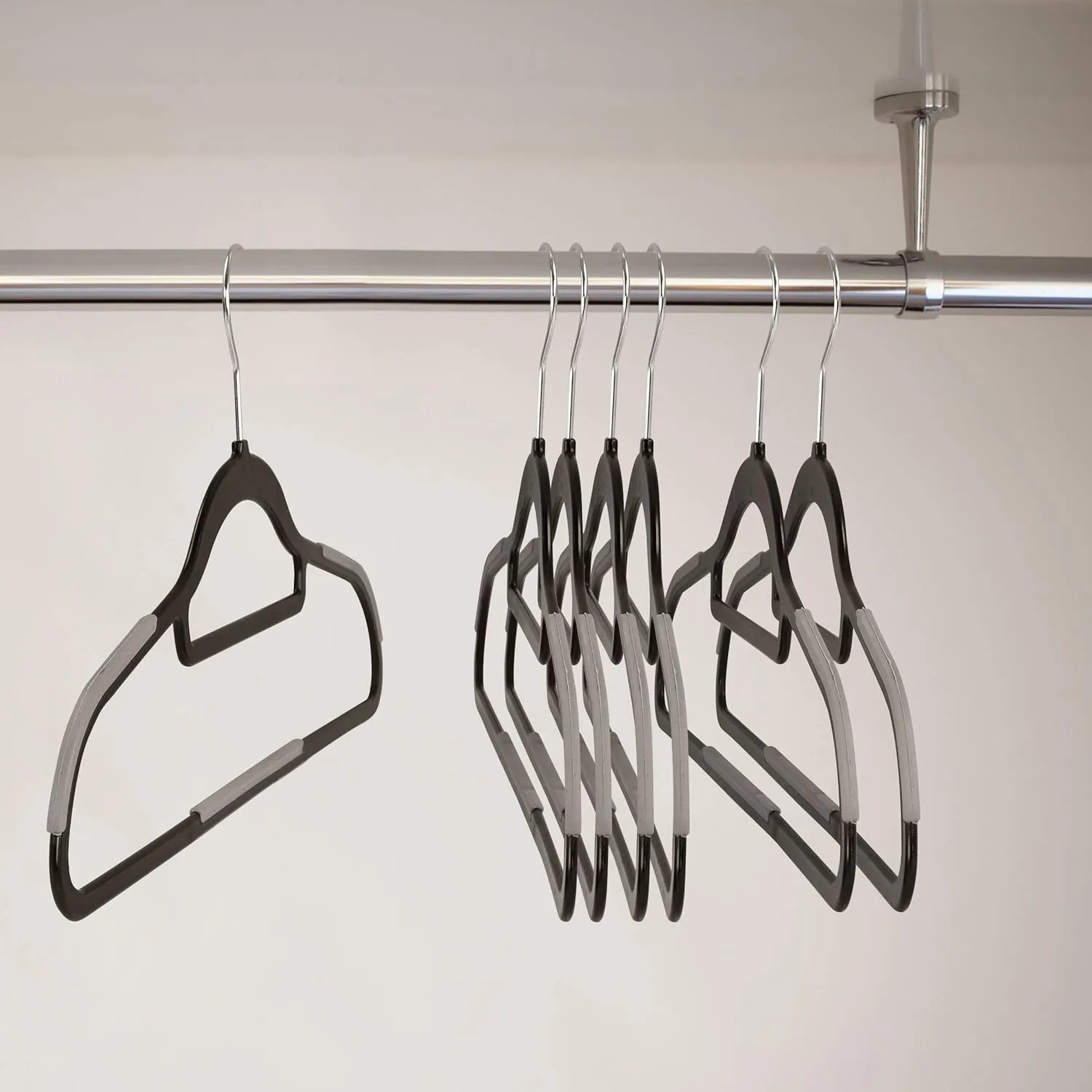 Elama Home Cloths Hanger, Non-Slip, 50 Piece Set (ELH-006-BKGR)