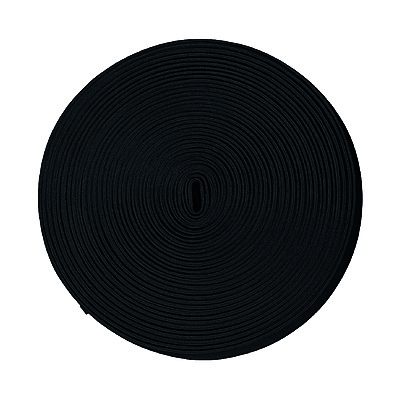 Elastico Plano Con Ojal 2.0Cmt Negro Rollo X 25 Metros Elastico Plano Con Ojal 2.0Cmt Negro Rollo X 25 Metros