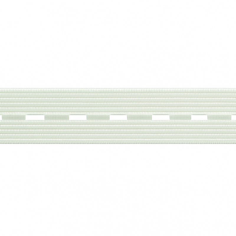 Elastico Plano Con Ojal 2.0Cmt Blanco Rollo X 25 Metros Elastico Plano Con Ojal 2.0Cmt Blanco Rollo X 25 Metros