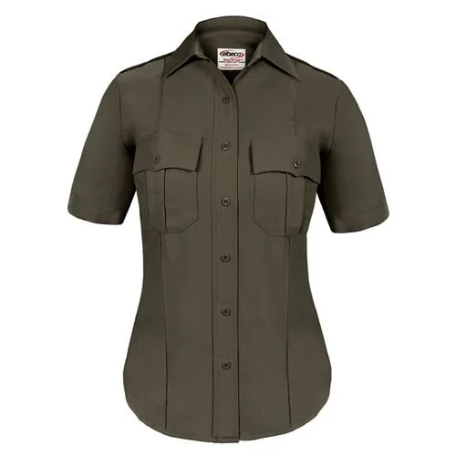 ELBECO Women's TexTrop2 Short-Sleeve Zip Shirt