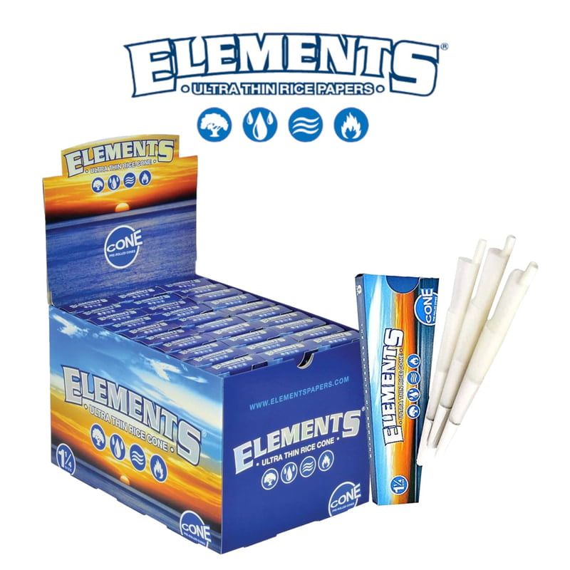 ELEMENTS:CONES 1 1/4 PREROLLED