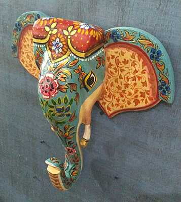 Elephant Mural Floral