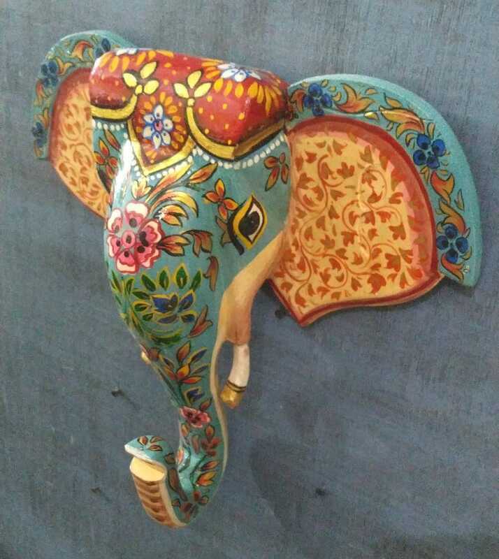 Elephant Mural Floral