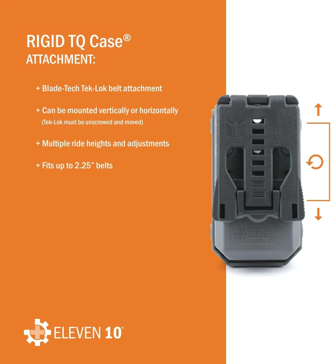 ELEVEN 10 Slick Front RIGID TQ Case for SOF-TT Tourniquet
