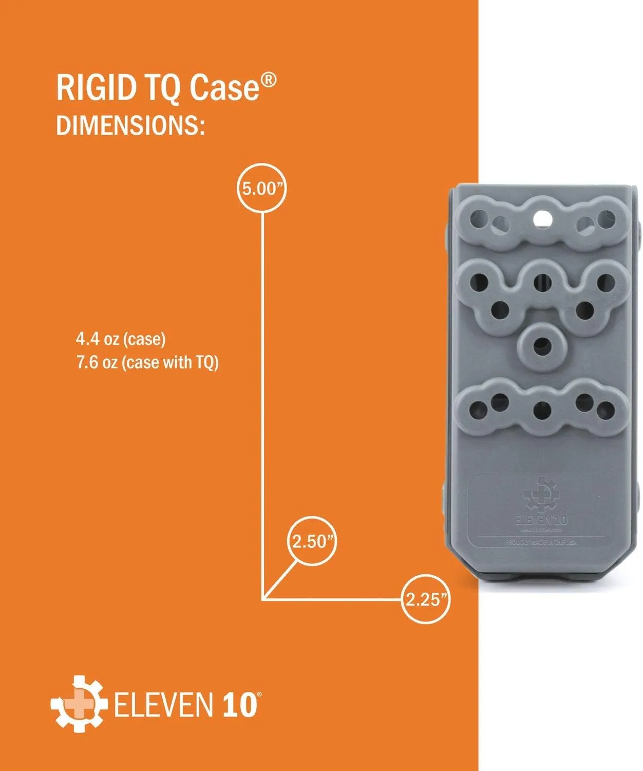 ELEVEN 10 RIGID TQ Case for C-A-T Tourniquet