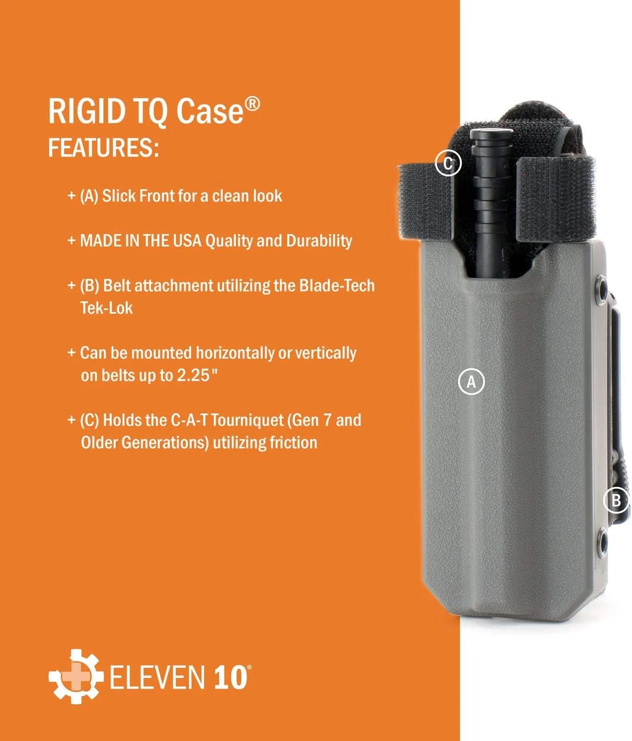 ELEVEN 10 RIGID TQ Case for C-A-T Tourniquet
