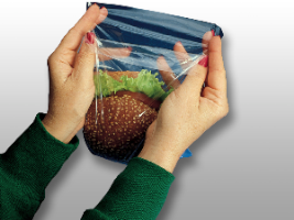 Elkay Plastics HDPE Flip Top Sandwich Bag Clear 6.75" X 6.5" 0.36 Mil 2000 / cs