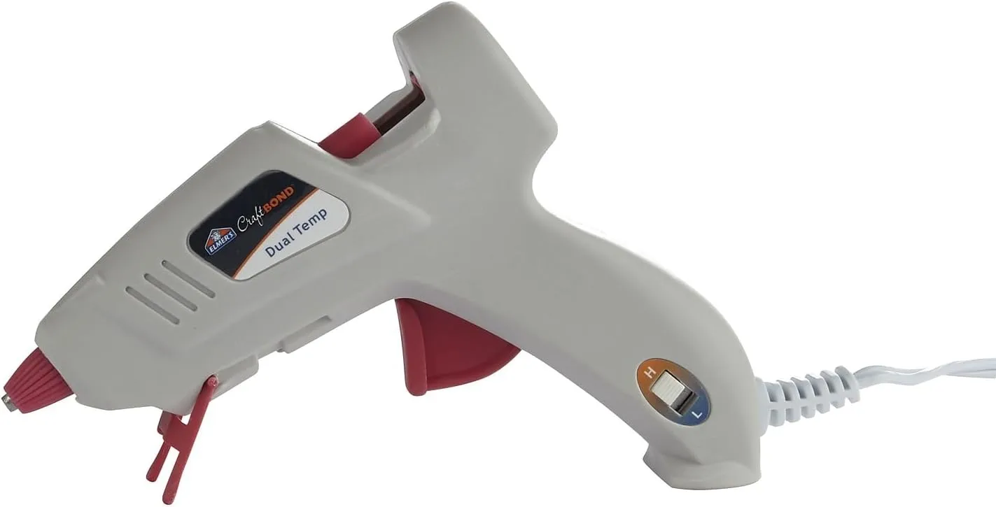 Elmer's E6049L Craft Bond Mini Dual Temp Hot Glue Gun, 20W