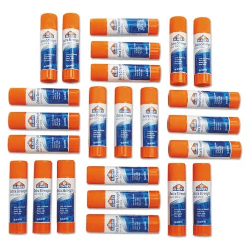 Elmer's Extra-Strength Glue Sticks, 0.28 oz, 24 Pack