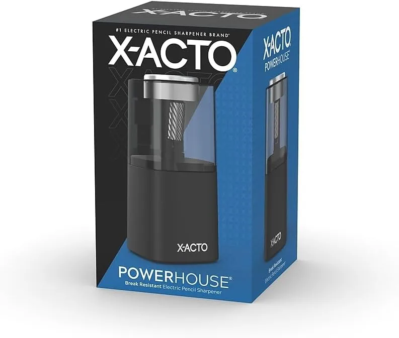 Elmers Powerhouse Electric Pencil Sharpener, Black