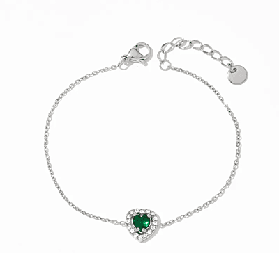 Emerald Heart Bracelet Emerald Heart Bracelet