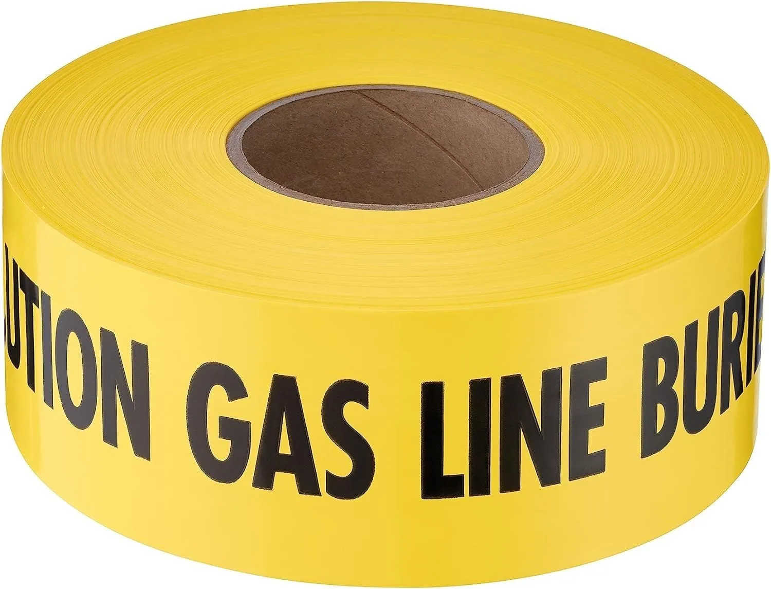 Empire Level 22-211 3-Inch by 1000-Feet Caution Gas Line Buried Below Tape, Yellow, 8-Pack