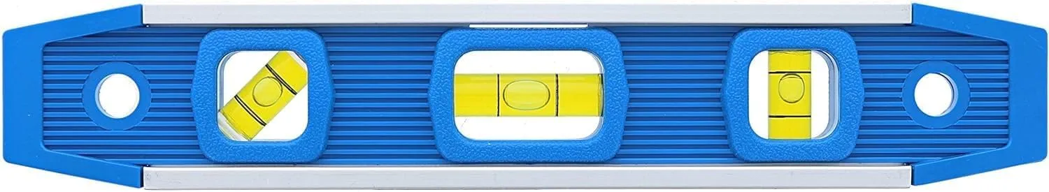 Empire 581-9 9-Inch Dark Blue Aluminum-Sided Dark Blue Torpedo Level with Overhead Viewing Slot