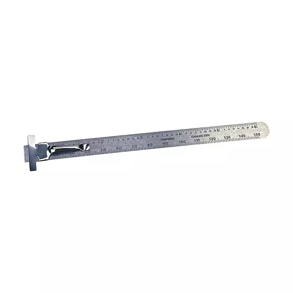 Empire 6-Inch Pocket Stainless Steel Ruler