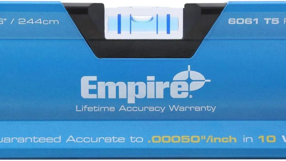 EMPIRE LEVEL, E75.96, 96" TRUE BLUE BOX LEVEL