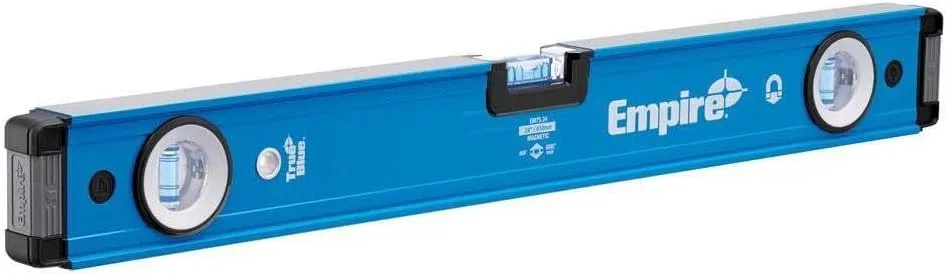EMPIRE LEVEL, EM75.24, 24" TRUE BLUE MAGNETIC BOX LEVEL