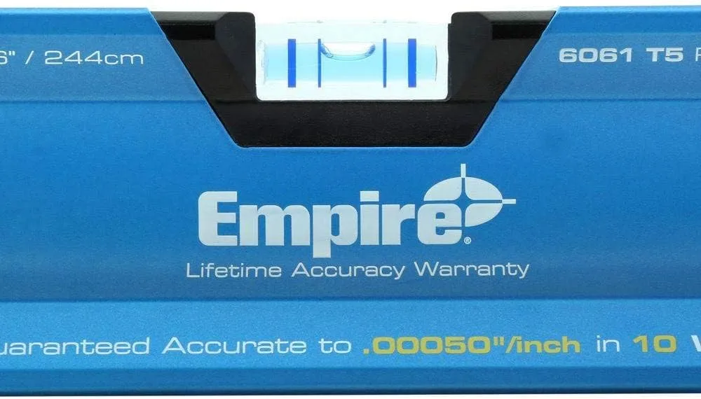 Empire EM75.48 Magnetic 48" Long 3-Vial Box Beam Level