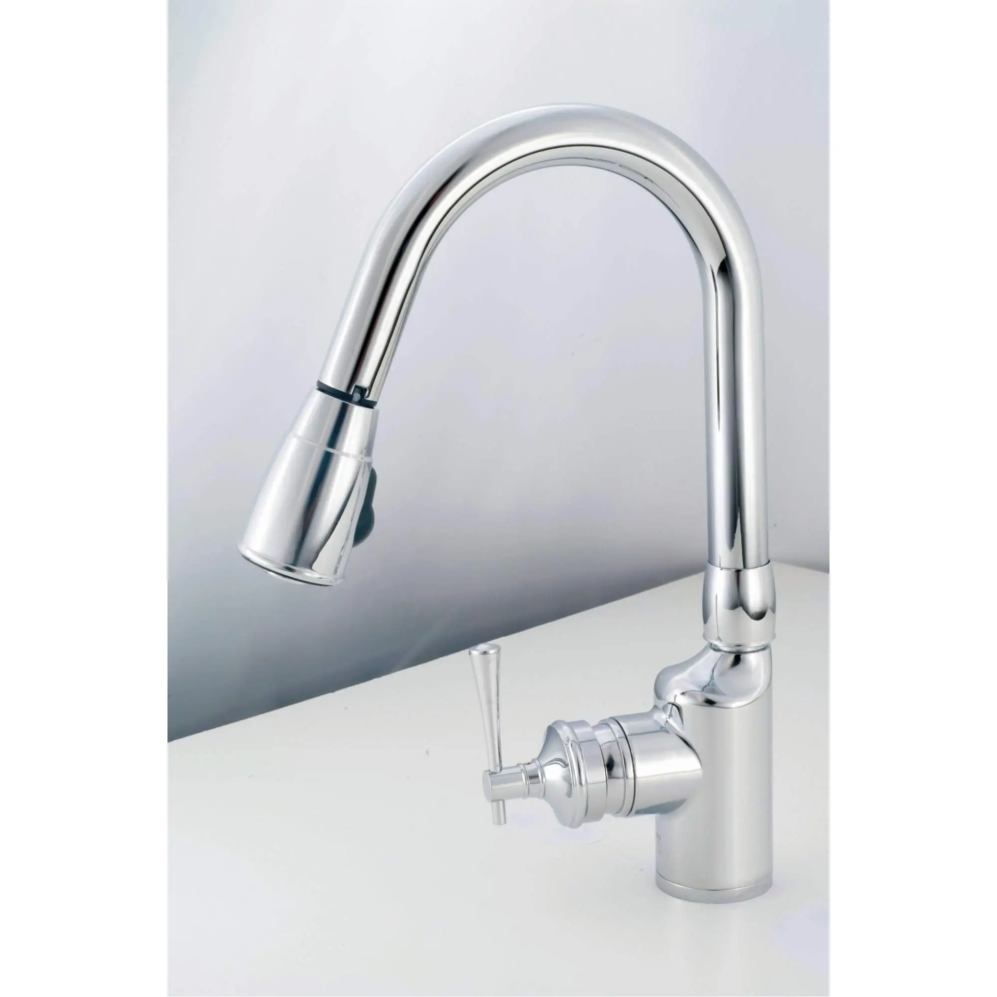 American Brass SL2000 Pull-Down Kitchen Faucet, Chrome