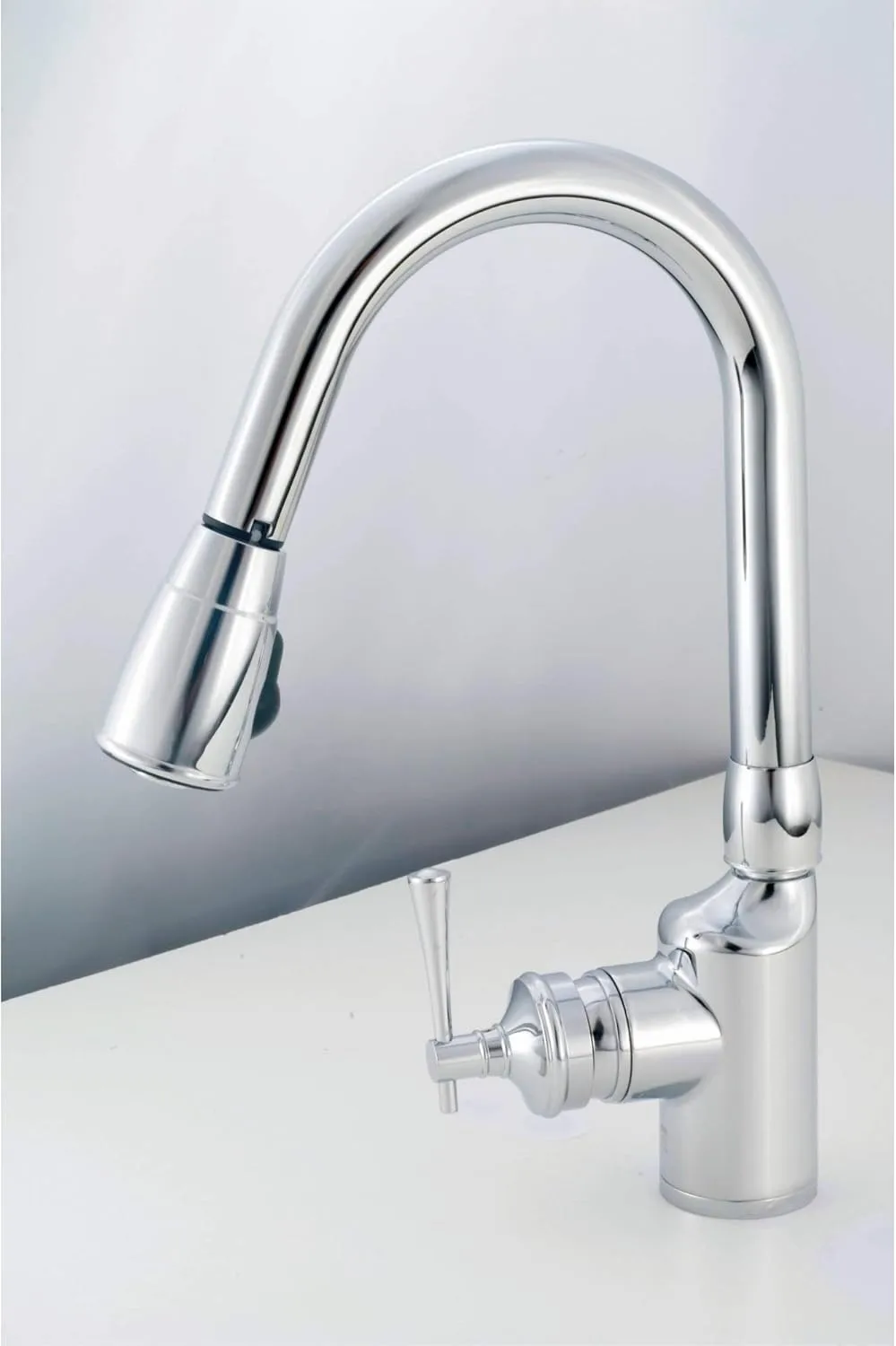 American Brass SL2000 Pull-Down Kitchen Faucet, Chrome