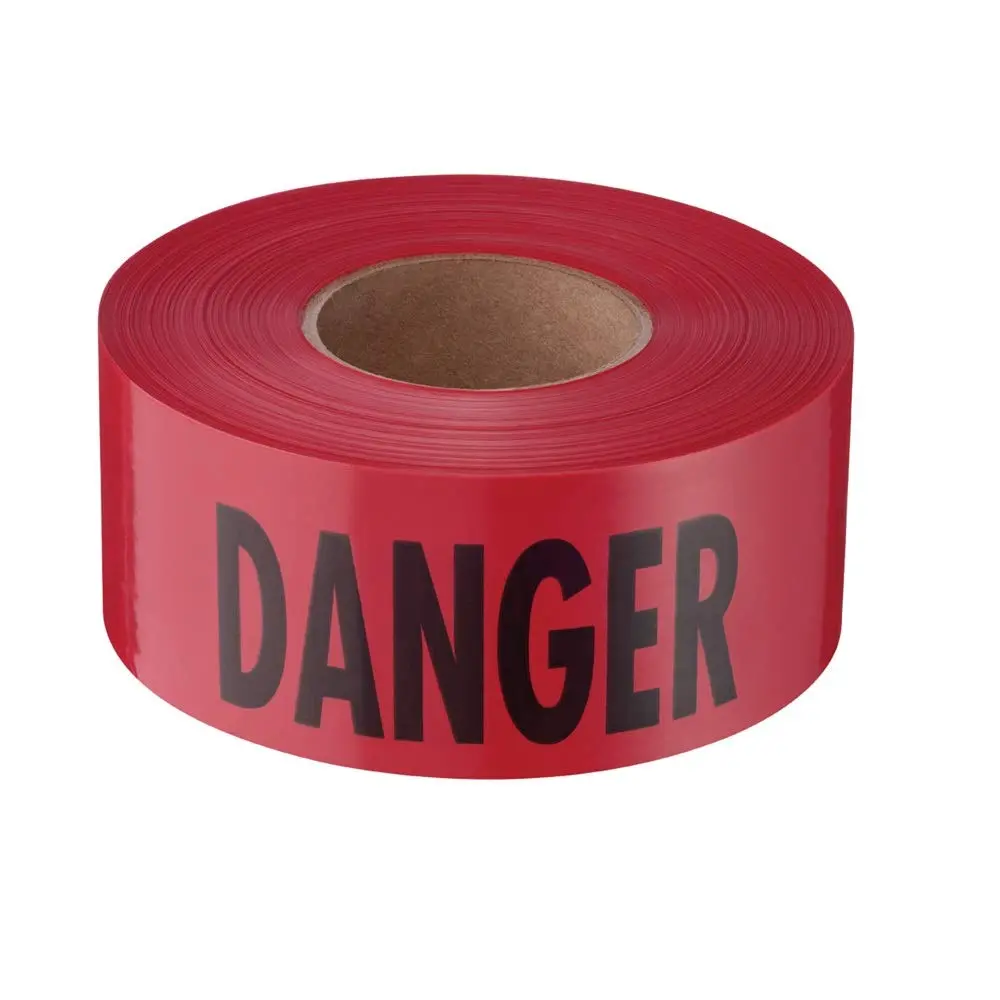 EMPIRE LEVEL, 71-1004, 1000-FT ECONO GRADE DANGER BARRICADE RED