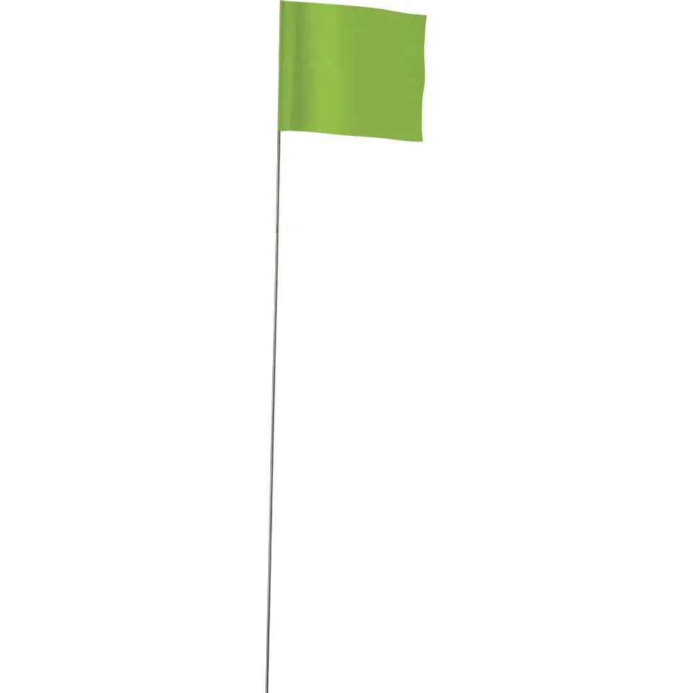 2.5 in x 3.5 in Green Stake Flags