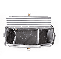 Stroller Diaper Bag Caddy Black/ Tan Stroller Diaper Bag Caddy Black/ Tan