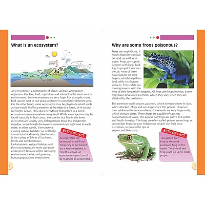 Children's Encyclopedia Nature Book for Kids - Discover Plants, Animals & Ecosystems | Fun Facts, Stunning Images & Nature's Wonders