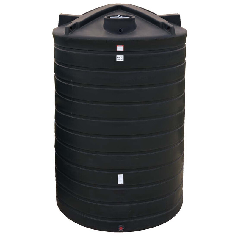 Snyder Industries 4100 Gallon Black Vertical Water Tank