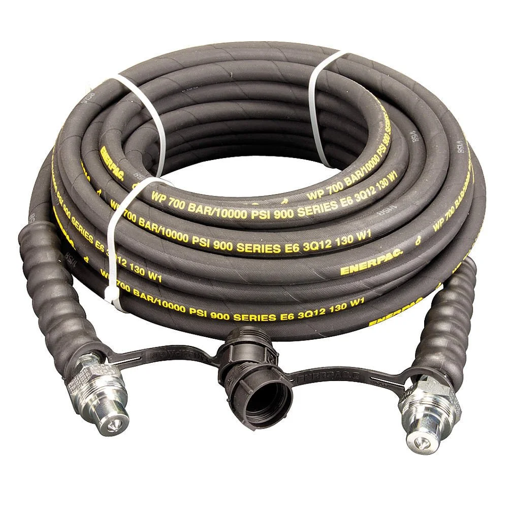 Hydraulic Hose, Rubber, 1/4, 50 Ft