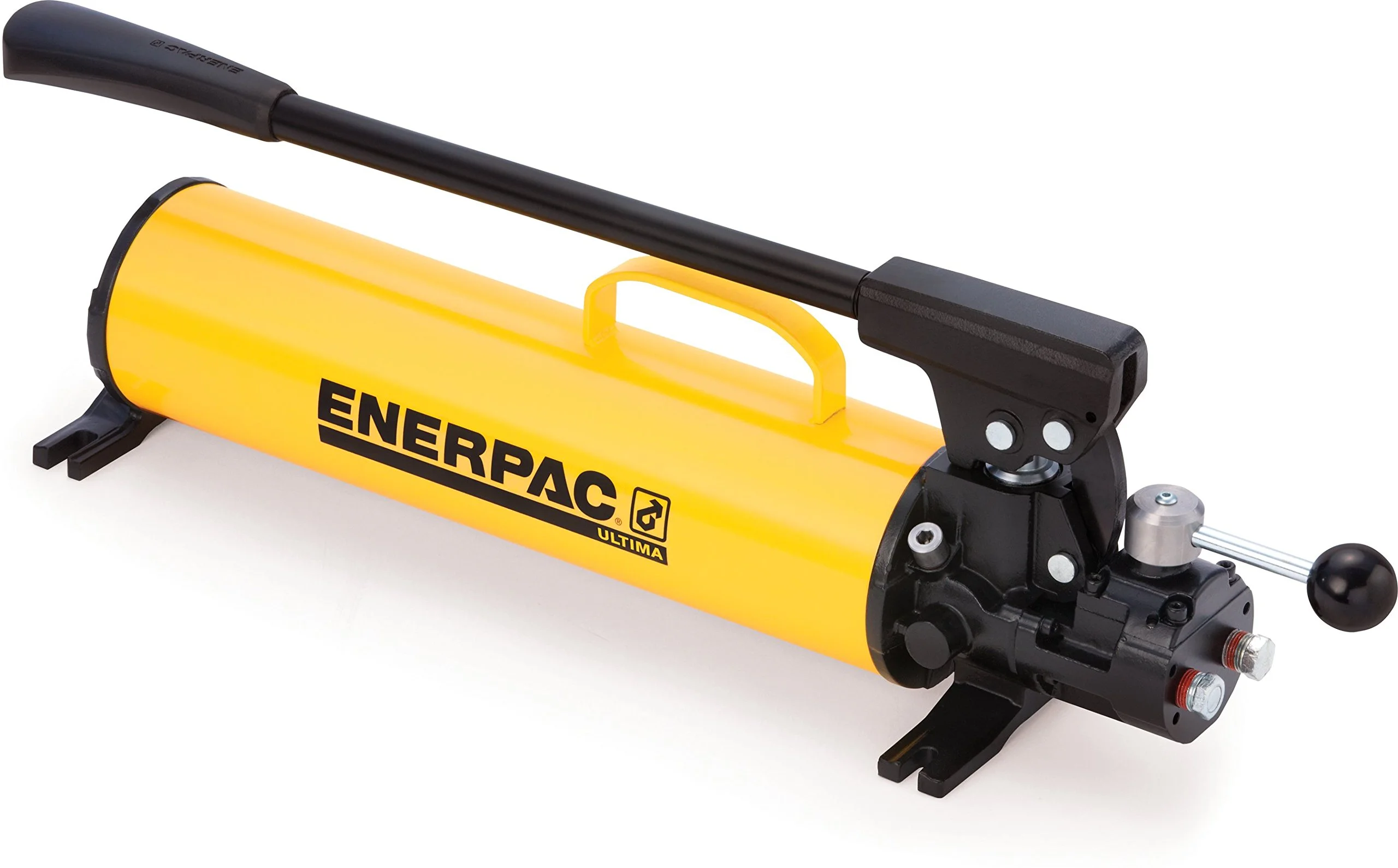 Enerpac P-84 Steel Hydraulic Hand Pump with 4-Way Valve