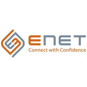 ENET Cat6 Black 3ft Slim Jacket Ethernet Patch Cable - Clear Boot