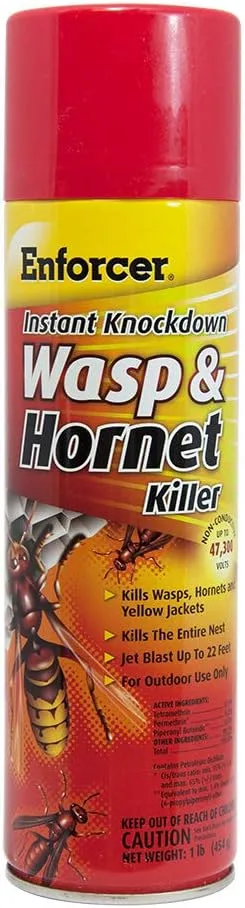 Enforcer Instant Knockdown Wasp & Hornet Killer Spray, 16 oz, 12/Case
